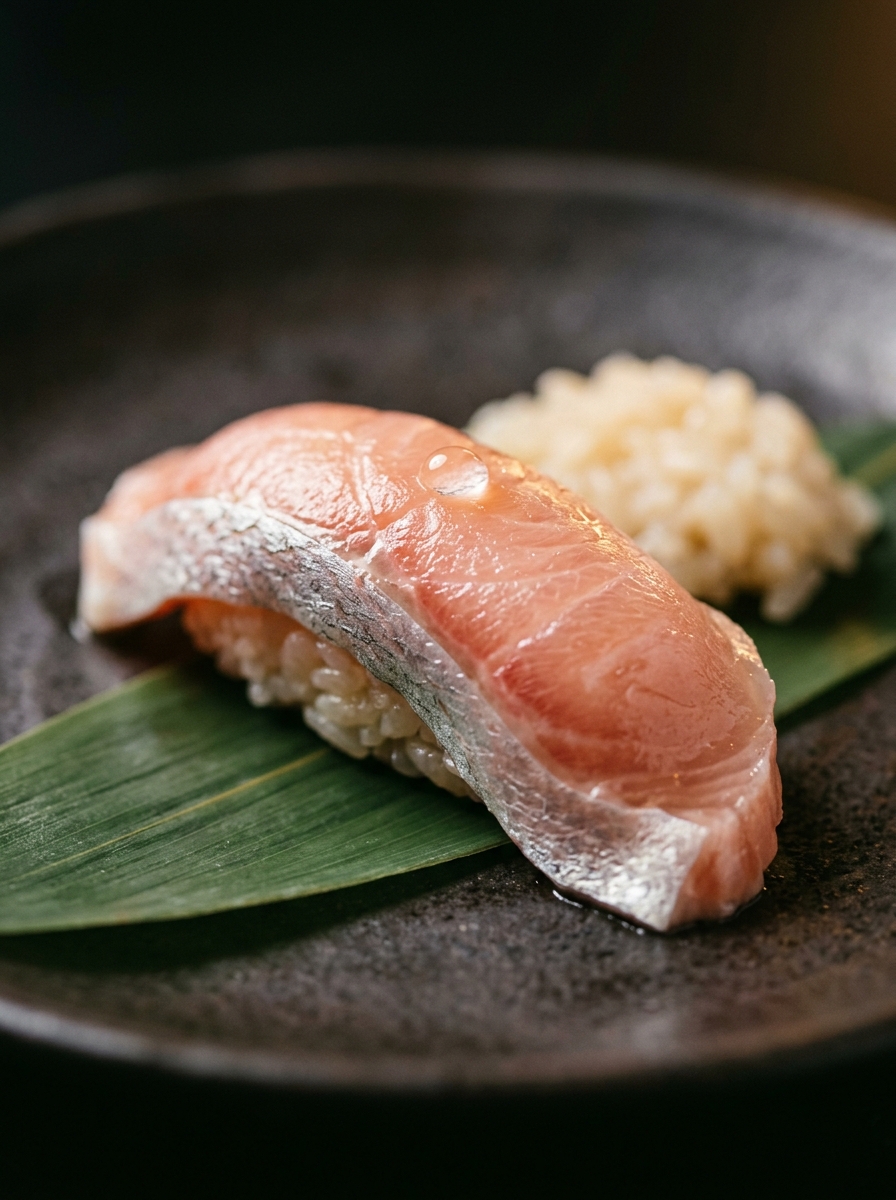春の握り 桜鱒